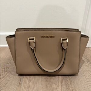 Michael Kors Brown Satchel Bag